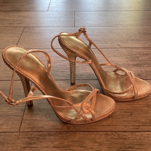 Shoes Gold Sparkle Heels Poshmark
